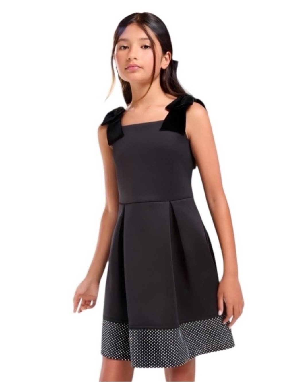 Formal Black with Silver Sequin Dress